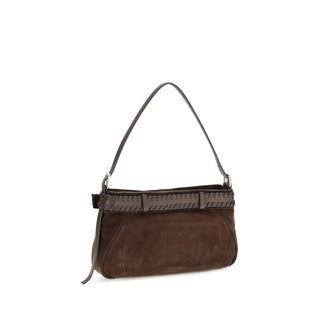 Staud Brown Lamb Ovis Aries Aries Shoulder Bag