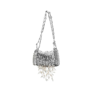 Rabanne Silver Stainless Steel Shoulder Bag