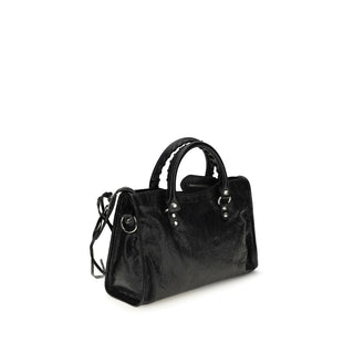 Balenciaga Black Lamb Ovis Aries Aries Shoulder Bag