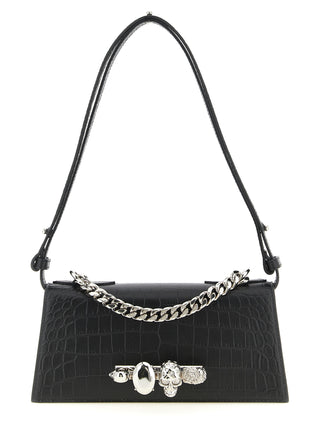 Alexander McQueen Black Calfskin Shoulder Bag