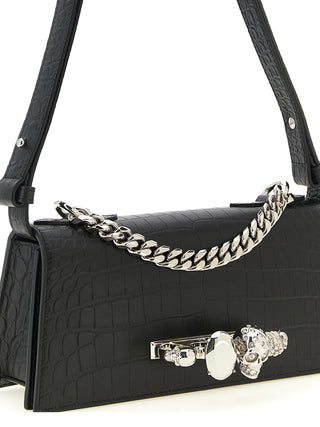 Alexander McQueen Black Calfskin Shoulder Bag