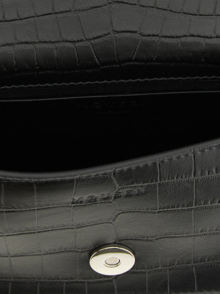 Alexander McQueen Black Calfskin Shoulder Bag