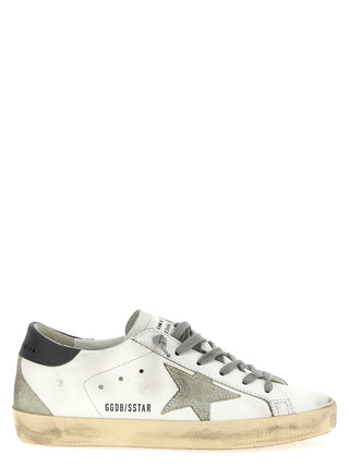 Golden Goose Gray Cowhide Low Top Sneakers