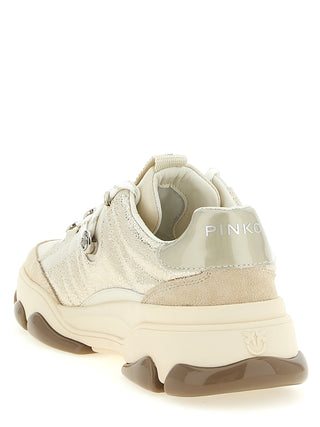 PINKO Multicolor Cowhide Chunky Sneakers