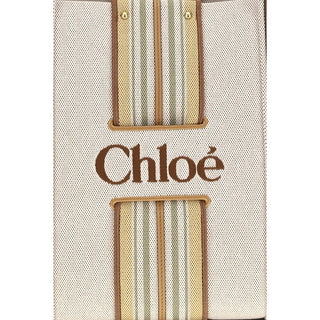 Chloé Beige Cotton Shoulder Bag