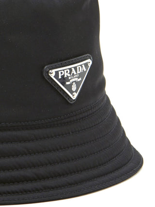 Prada Black Nylon Bucket Hat