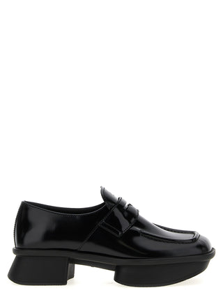 Prada Black Calfskin Slip-On Loafers