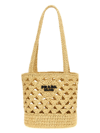 Prada Beige Viscose Handbag