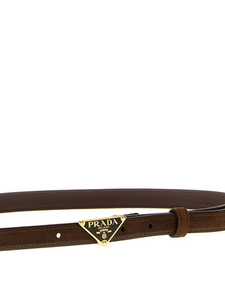 Prada Brown Calfskin Regular Belt