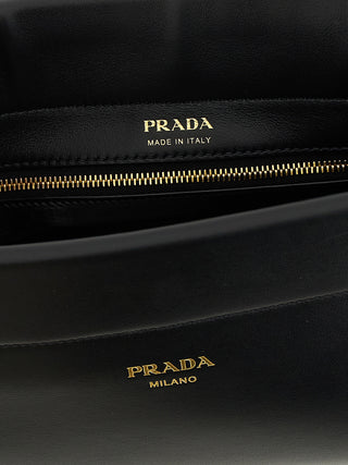 Prada Black Calfskin Shoulder Bag