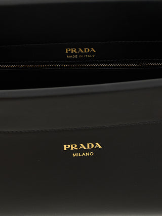 Prada Black Calfskin Shoulder Bag