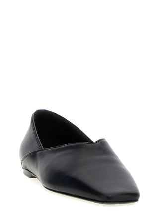 TOTEME Black Calfskin Ballet Flats
