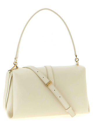Ferragamo White Calfskin Shoulder Bag