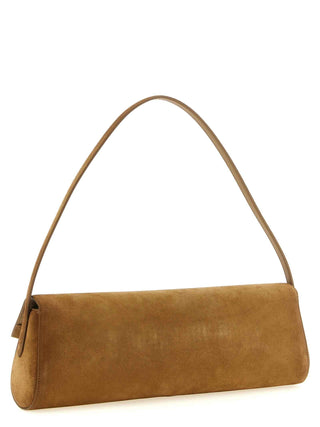 Jil Sander Brown Calfskin Shoulder Bag