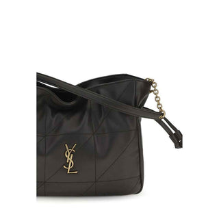 Saint Laurent Black Lamb Ovis Aries Clutch Bag
