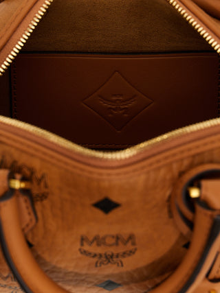 MCM Brown Polyethylene Handbag