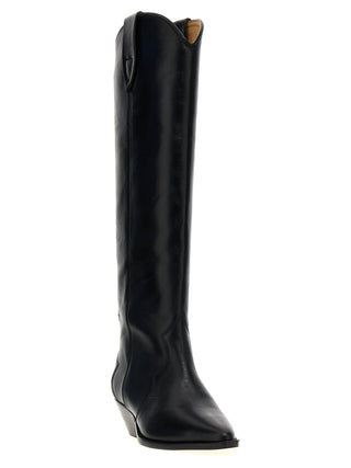 Isabel Marant Black Calfskin Chelsea Boots