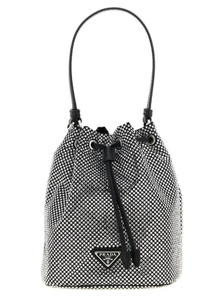 Prada Gray Viscose Handbag