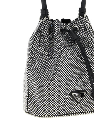 Prada Gray Viscose Handbag
