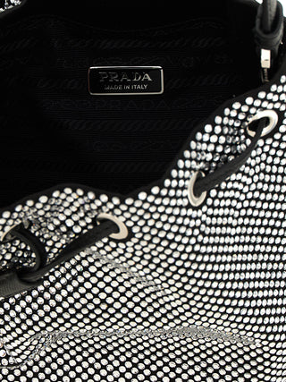 Prada Gray Viscose Handbag