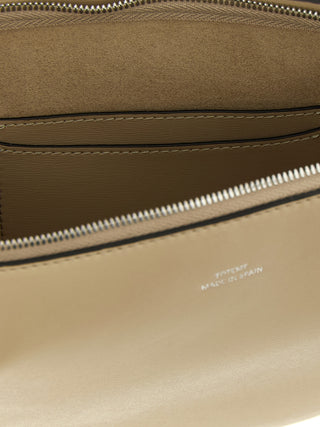 TOTEME Beige Leather Shoulder Bag