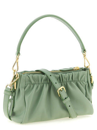 Prada Bicolor Lamb Leather Shoulder Bag