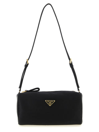 Prada Black Viscose Shoulder Bag