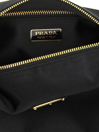 Prada Black Viscose Shoulder Bag
