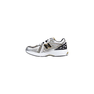 New Balance Silver Synthetic Athletic Sneakers