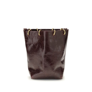 Benedetta Bruzziches Brown Calf Leather Bos Taurus Backet Bag
