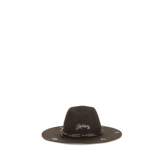 Golden Goose Brown Wool Oves Aries Fedora