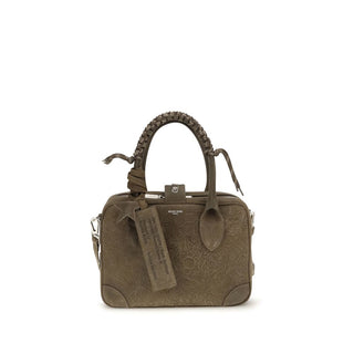 Golden Goose Brown Calf Leather Bos Taurus Handbag