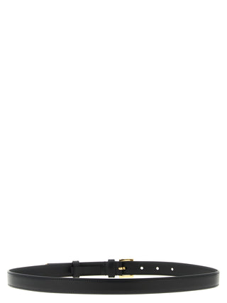 Prada Black Calfskin Regular Belt