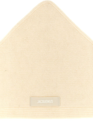 Jacquemus White Wool Scarf