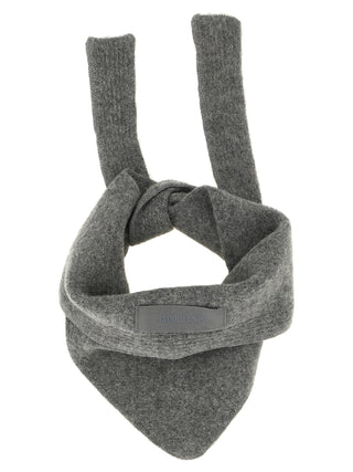 Jacquemus Gray Wool Scarf