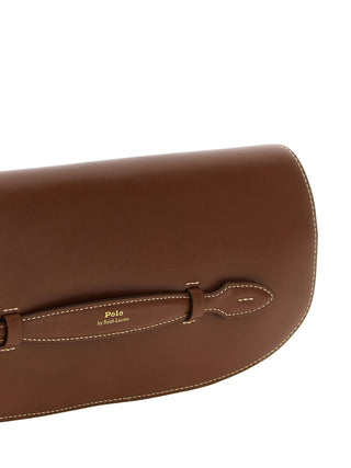 Polo Ralph Lauren Brown Cowhide Clutch Bag