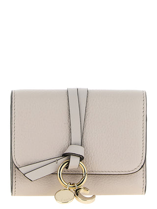 Chloé Gray Calfskin Cardholder