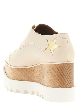 Stella McCartney White Polyester Wedge Sandals