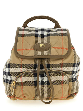 Burberry Beige Polyamide Backpack