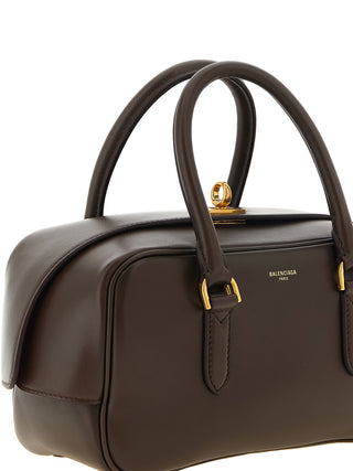 Balenciaga Brown Lamb Leather Handbag