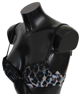 Roberto Cavalli Black Lace Reggiseno Nylon Bra Underwear - Ginchy