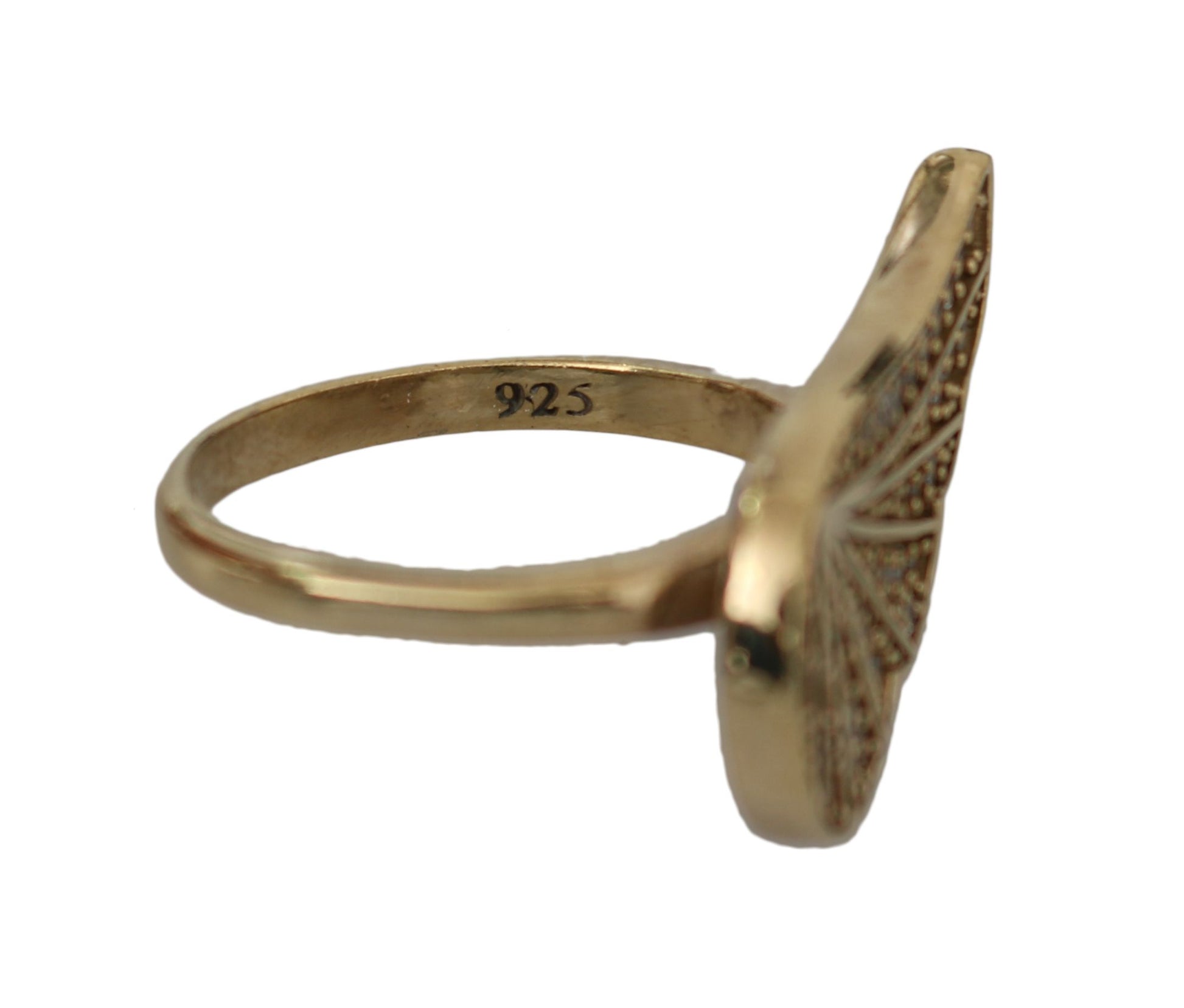Nialaya Gold Wing Clear CZ 925 Silver Authentic Women - Ginchy