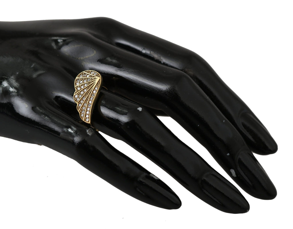 Nialaya Gold Wing Clear CZ 925 Silver Authentic Women - Ginchy