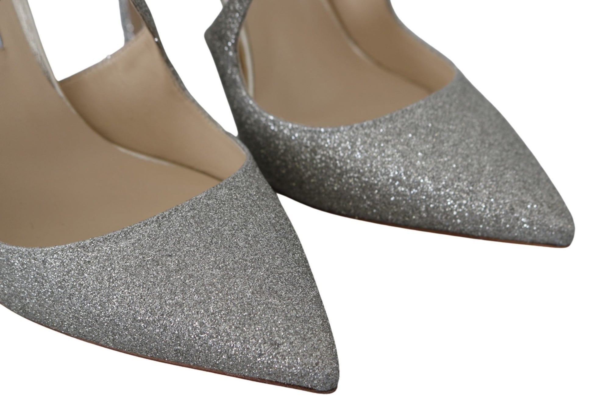 Jimmy Choo Platinum Ice Lancer Leather Pumps - Elegance Refined - Ginchy