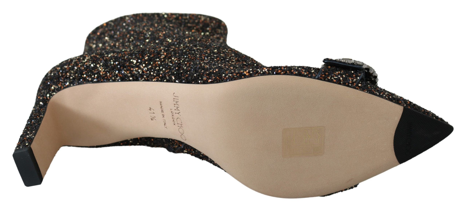 Jimmy Choo Amethyst Mix Hanover Heeled Glitter Boots - Ginchy