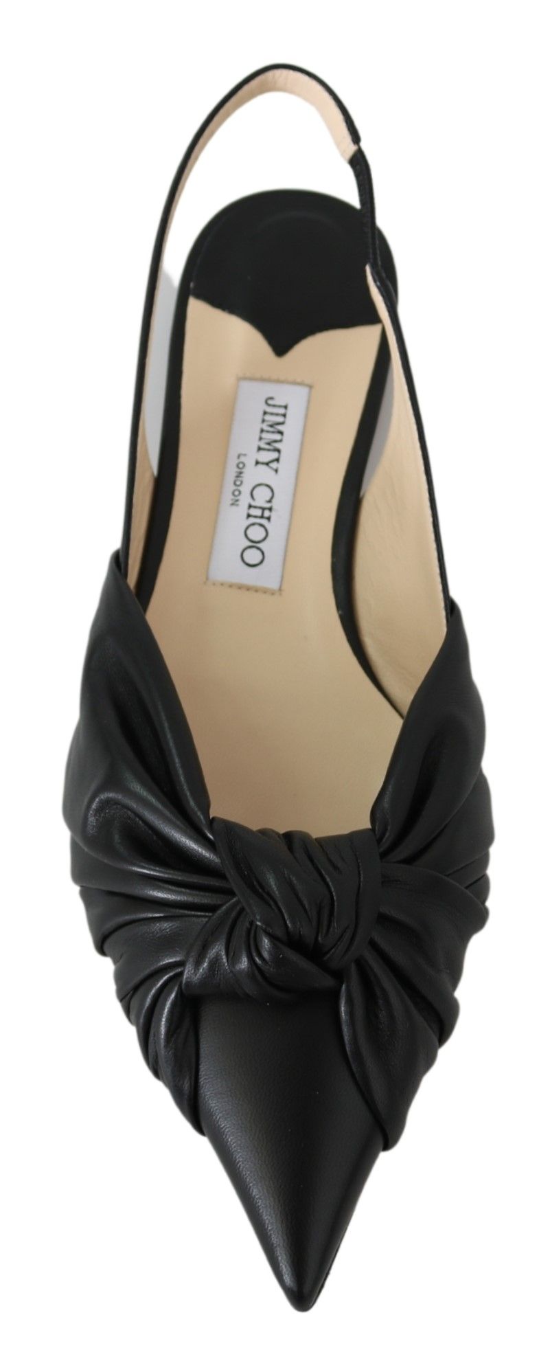 Jimmy Choo Elegant Pointed Toe Leather Flats - Ginchy