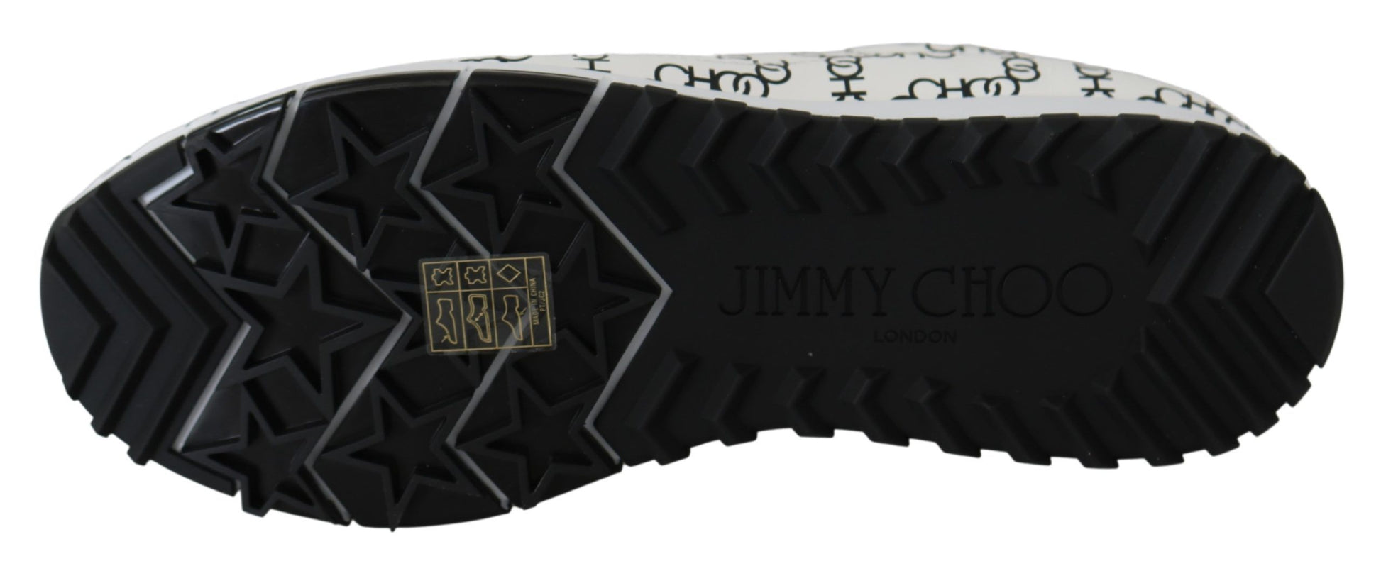 Jimmy Choo Elegant Monochrome Leather Sneakers - Ginchy