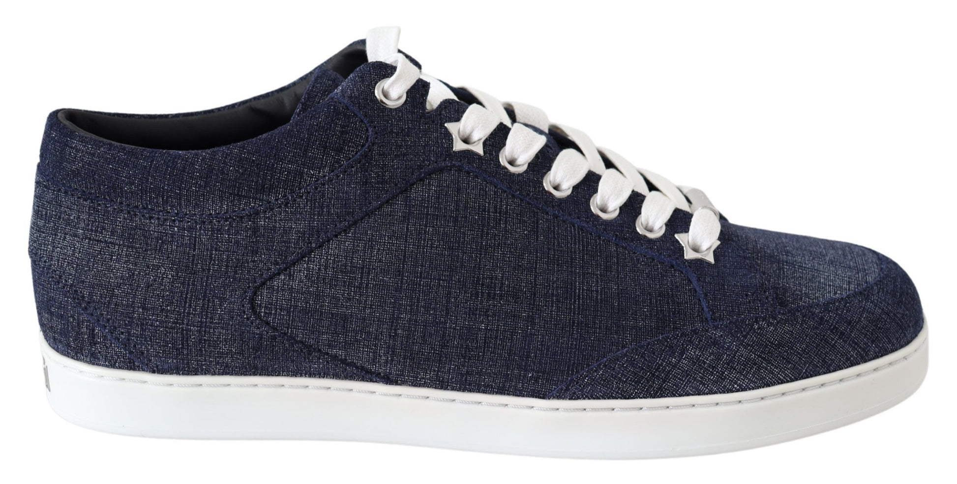 Jimmy Choo Chic Slip-On Blue Denim Suede Sneakers - Ginchy