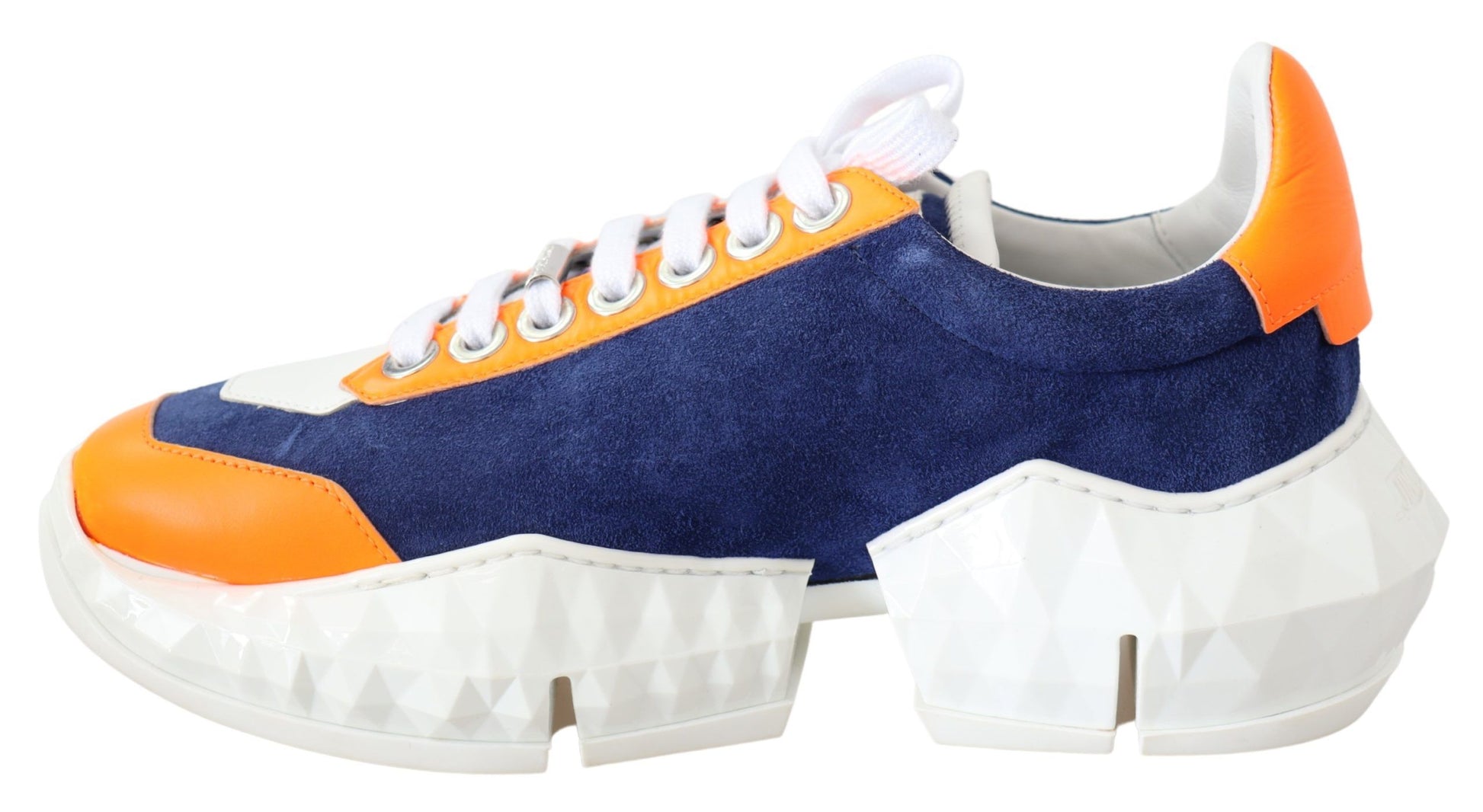 Jimmy Choo Electric Elegance Leather Mix Sneakers - Ginchy
