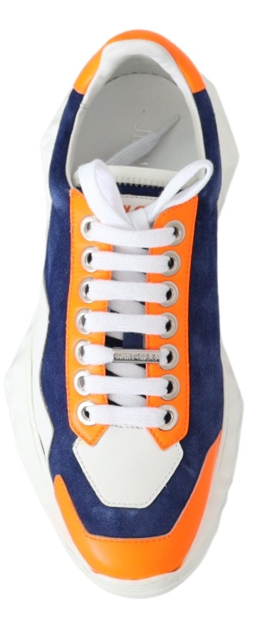 Jimmy Choo Electric Elegance Leather Mix Sneakers - Ginchy